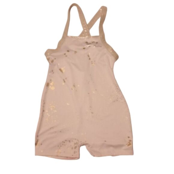 Justice Girls Size XLarge (16/18) Pink & Gold Leotard - Picture 1 of 4